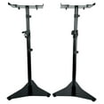 thumbnail image 4 of Rockville RVSM5 Pair Studio Monitor Bookshelf Speaker Stands w/Adjustable Height, 4 of 12