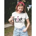 thumbnail image 3 of Tstars Pink Breast Cancer Awareness Spread The Hope Women's T-Shirt XX-Large White, 3 of 7