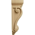 thumbnail image 3 of Ekena Millwork 6 1/4"W x 4"D x 12"H Cole Pilaster Wood Corbel, Cherry, 3 of 4