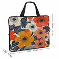 thumbnail image 2 of AWERP 1960s Retro Floral Pattern Laptop Bag Diving Fabric Tablet Cover Neoprene Laptop Sleeve Carrying Bag 13inch, 2 of 5