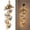 Coastal Blue light, variant on Natural Wood Heart Hanging Decor, Lighted Stacked Farmhouse Wall Ornament with Jute Rope, 5 Distressed Hearts, 22.8 Inch, Assembled Door Decor, Warm Glow