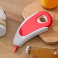 thumbnail image 2 of Iumwxz Kitchen Gadgets Kitchen Utensil Set Multifunctional Can Opener Beer Bottle Opener Universal Lid Opener Non-Slip Can Opener Kitchen Accessories Red Plastic Hometrends, 2 of 9