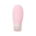 thumbnail image 1 of TISHITA Silicone Travel Bottle Traveling Size Liquid Container for Soap Cosmetic Pink, 1 of 3