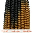 thumbnail image 3 of 8 Inch Spring Twist Hair,Synthetic Braiding Hair Extensions for Woman Girls Spring Twist Crochet Braids, Fluffy Twist Hair Ombre Crochet Braids Synthetic Braiding Hair Extensions, 3 of 6