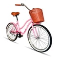 thumbnail image 1 of Bicicleta Black Panther Beach Cruiser Rodada 26 Equipada Rosa, 1 of 2