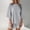 Grey, variant on GILIGEGE 2 Piece Sets for Women Womens Sets Two Piece Set Summer Outfits 2 Piece Pajama 3/4 Sleeve Oversized Tshirts Elastic Waist Short Summer Lounge Sets Black L
