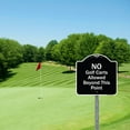 thumbnail image 3 of SignMission A-DES-BW-1818-9818 18 x 18 in. Designer Series Sign - No Parking Fire Zone with Graphic&#44; Black & White, 3 of 4