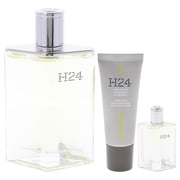 Hermes H24 , 3 Pc Gift Set 3.3oz EDT Spray, 0.17oz EDT Spray, 0.67oz Face Moisturizer