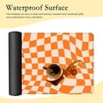 thumbnail image 4 of Retro Chess Board Desk Mat Orange Checker Gaming Mouse Pad XXL Extended Mouse Pad Mat NonSlip Base with Stitched Edges Perfect for Office, Computer, Keyboard Classic and Stylish, 4 of 6