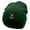 Dk Green, variant on Axe on Wood Embroidered 12 Inch Long Knitted Beanie - Black OSFM