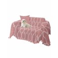 thumbnail image 2 of Coral Pink Morocco Couch Cover for Dogs, Vintage Geometric Plaid Mahbudium Washable Sofa Covers Slipcover for Pets Dogs Futon Cover, Couch Recliner Covers, Oversized Chair Slipcover 71"x91", 2 of 9