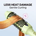 thumbnail image 3 of 2025   Professional Heated Round Brush - 1.5" Ionic Styler for Instant Blowout Results(Green), 3 of 5
