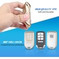 thumbnail image 4 of Key Fob Cover Compatible with Honda Accord Civic CR-V Pilot Passport Insight EX EX-L Odyssey 2016-2022 Keychain Case Holder Protector,Gold/White, 4 of 6