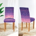 thumbnail image 3 of Yayeee 2 Pack Dining Chair Covers Stretch Parson Chairs Slipcovers Seat Protector, Gradient Love, 3 of 6