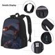 thumbnail image 3 of Fotbe Fire Breathing Dragon Twilight Set Escolar 3 en 1 para Niños - Mochila Duradera con Lonchera Aislante y Estuche para Lápices - Mochila Escolar para Niños y Niñas, 3 of 7