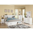 thumbnail image 3 of Acme Louis Philippe III Eastern King Bed w/Storage White, 3 of 3