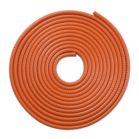 

NUOLUX Car Door Guards Trim Rubber Seal Protection Car Seal Strips (Orange)