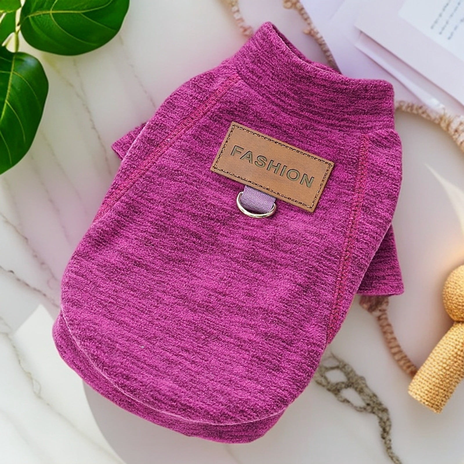BVCL Fleece Sweater Soft And Warm Turtleneck Sweatshirt Winter Pullover For Puppies And Kittens.