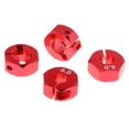 thumbnail image 4 of Adpter De Del Cubo Del Borde Hexagonal De Rueda Mm Para 1/10 Ssh Rc Car Parts - rojo, se describe Sunnimix Rueda hexagonal de 12 mm, 4 of 8