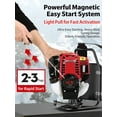 thumbnail image 3 of GX50 Backpack Brush Cutter 4-strokes weed wacker strimmer + 3 extension poles, 3 of 5