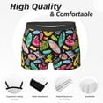 thumbnail image 2 of Men's Boxer Briefs, Summer beach decoration Soft Comfy Mens Underwear Boxer Briefs Breathable With Widen Waist, 2 of 7
