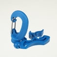 thumbnail image 2 of Naiovety Clips de abrazadera de tubería Ganchos BC Fácil de usar Abrazaderas reguladoras de alta flexibilidad Soporte de manguera Snorkel Natación Surf Deportes acuáticos Azul Naiovety OD030411-02B, 2 of 6