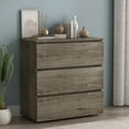 thumbnail image 4 of MONSLIPA Modern 3 Drawer Dresser, Storage Bedroom Chest for Your Room, Bathroom Closet Entryway Hallway, 4 of 6
