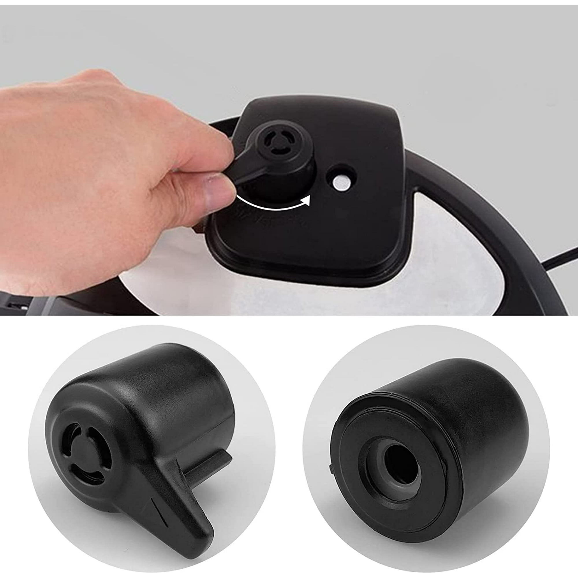 Queto 7pcs Steam Release Float Valve Replacement Kit Universal Electric Pressure Valve For Instant Pot 3 5 6 Qt Steam Release Handle Seal Ring Anti Bl