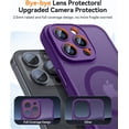 thumbnail image 3 of Magnetic Case for iPhone 16 Pro Max with Full Camera Protection [Compatible with Magsafe] [Translucent Matte] Protective Phone Case, Hot Pink, 3 of 5