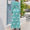 thumbnail image 3 of PATRÓN DE GATOS DE CHIPRE Vestido largo Vestido elegante Vestidos de verano para mujer 2024, 3 of 5