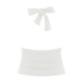 thumbnail image 4 of DHFJKG Women Crop Top Slim Fit Solid Color Camisole 2026 Summer Nightclub Going Out Sexy Halter Deep V Neck Y2K Clothes Versatile Tops, 4 of 6