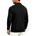 thumbnail image 4 of TBKOMH Men's Polo Shirts Long Sleeve Quick Dry Work Hiking Casual Collared Shirt Lightweight Breathable Active Pullover Tops for Fall Black L, 4 of 9