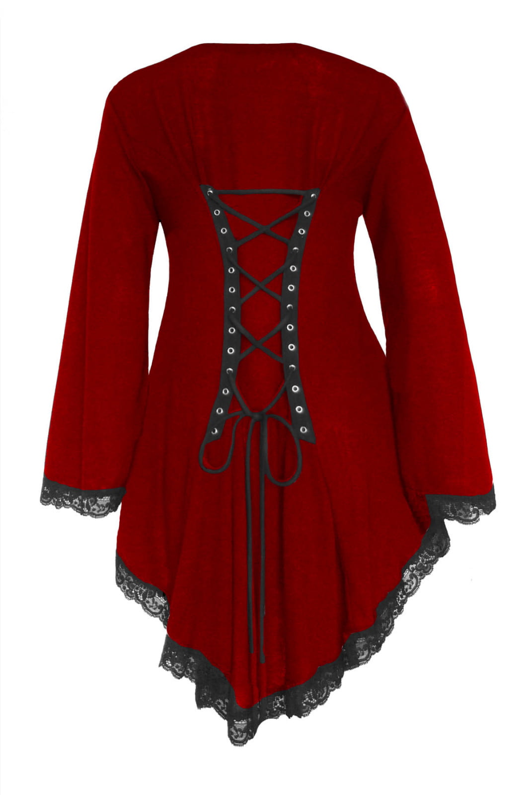 Dare to Wear Victorian Gothic Boho Womens Plus Size Embrace Corset Sweater