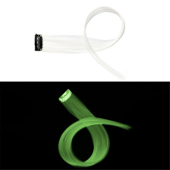 Clip-In Synthetic Hair Extensions for Stunning Luminous Highlights - for Parties and