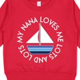 thumbnail image 3 of Inktastic My Nana Loves Me Sailboat Boys Toddler Sweatshirt, 3 of 4
