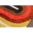 thumbnail image 3 of Novogratz Retro Wave Red Rug, RED, 3 of 4