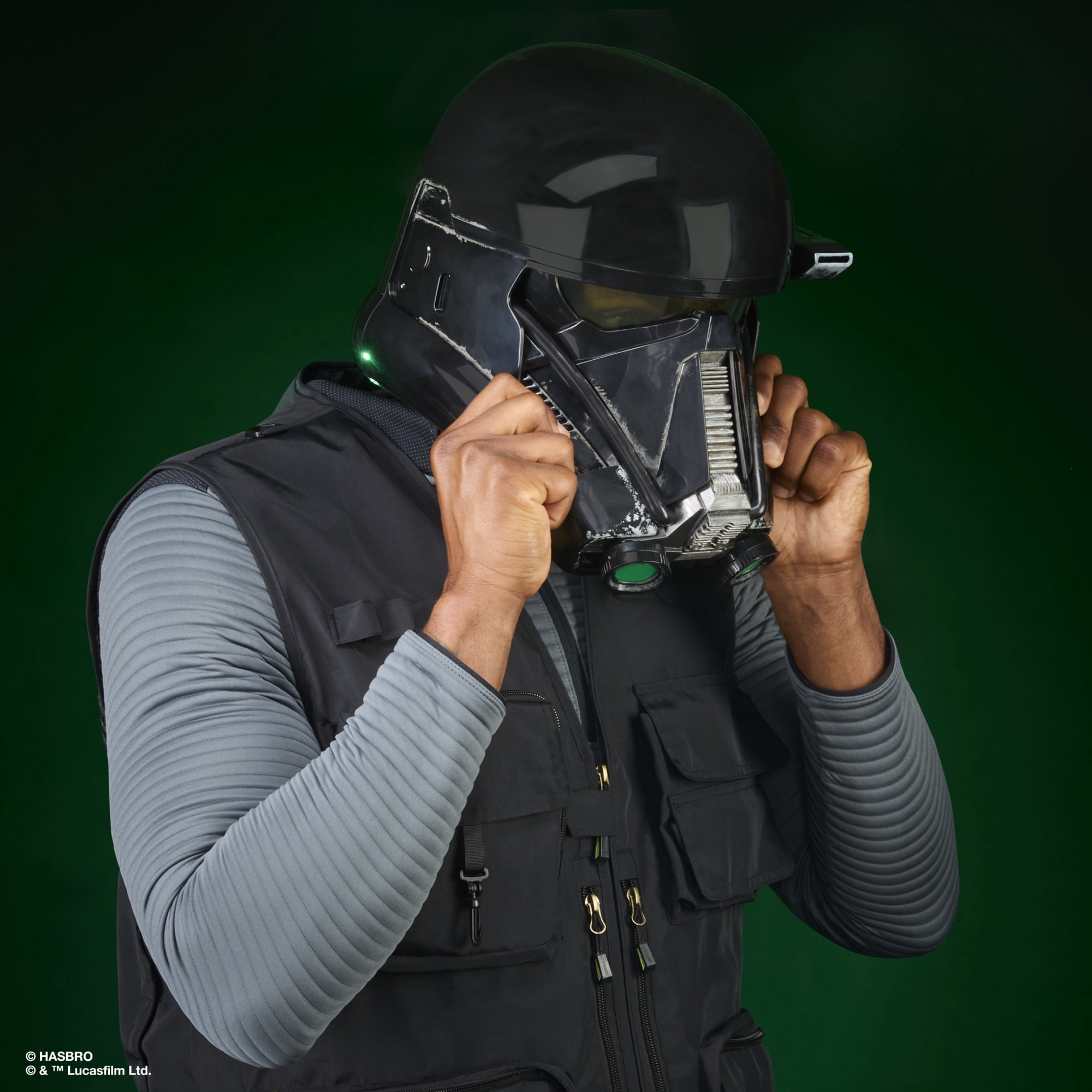 Star Wars The Black Series Imperial Death Trooper Premium Electronic Roleplay Helmet