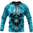 thumbnail image 4 of Sudadera con capucha y cremallera vintage para hombre, estampado de calaveras, chaqueta de moda con estampado 3D, tendencia informal de calle, ropa de otoño e invierno para hombre, 4 of 5