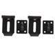 thumbnail image 5 of unbranded 2Ud Cerradura Puerta Hasp Inoxidable Seguro Para Hogar Y Muebles Color Negro, 5 of 8