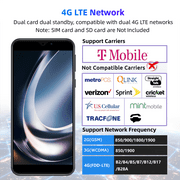 XGODY X60 4G T-Mobile Unlocked Android Phones, 16GB Unlocked Smartphone,6 IPS Cheap Cellphones,Gold