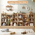 thumbnail image 3 of ROGALIS Book Shelf for Kid Room with 8 Storage Cubbies, Toddler Stuffed Animal Toy Storage Organizer, 3 of 7