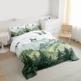 thumbnail image 3 of Feelyou Jungle Nature Scenery Bedding Comforter Set, Cartoon Wildlife Duck Twin Comforter Sets, Rustic Farmhouse Reversible Bedding Set, Luxury Bedroom Decor, 2 Pieces, 3 of 8