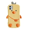 thumbnail image 1 of Funda de teléfono de silicona suave con dibujos animados en 3D para iPhone, carcasa con diseño de gato, cerdo, helado, a la moda, para modelos 12, 11 Pro, X, XR, XS Max, SE 2020, 6, 6s, 7, 8 Plus Fivean unisex, 1 of 2