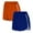Orange, variant on Hvot&aat 2PCS Solid Color Dry-Fit Dolphin Shorts Casual Elastic Waist Yoga Athletic Short Sexy Booty Shorts for Beach Volleyball