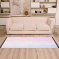 thumbnail image 2 of Yayeee Runner Rug for Bedroom 2'x6' Machine Washable Hallway Non Slip Mat, Light Pink Stripes, 2 of 8