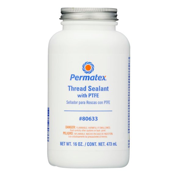 Sellador Permatex 80633 para Roscas con PTFE, 470 ml