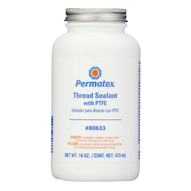 Sellador Permatex 80633 para Roscas con PTFE, 470 ml