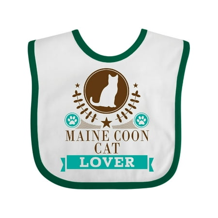 

Inktastic Maine Coon Cat Lover Gift Gift Baby Boy or Baby Girl Bib