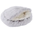 thumbnail image 2 of Cat  , Warming Round Cat Bed Comfortable Easy Cleaning  For Small Pets, 2 of 8