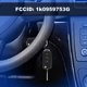thumbnail image 2 of Llave de control remoto de coche de 3 botones, chip ID48 de 433 Mhz para Seat Skoda 1k0959753G, 2 of 8